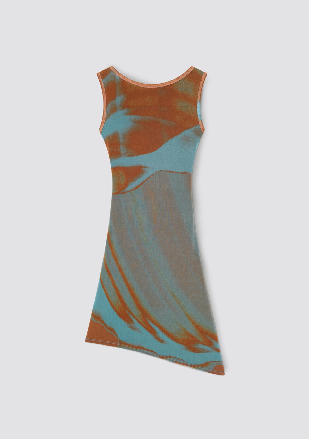 turquoise orange dress Final Sale Plus Size Halter Maxi Dress In Orange Turquoise and Cream