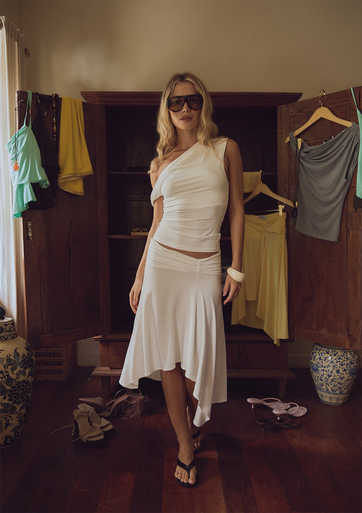 Abrazo Blanc Skirt – Feners