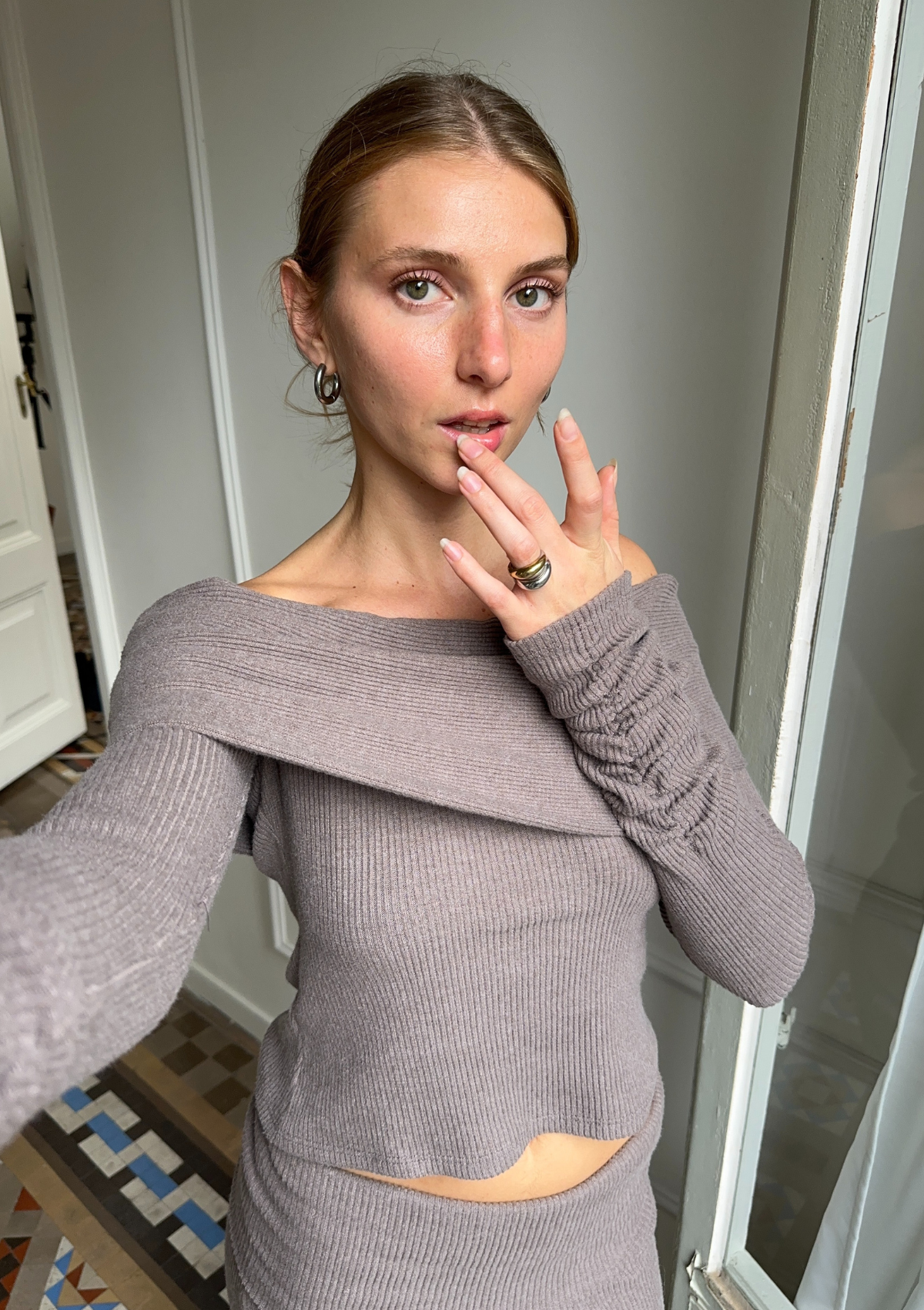 Caricia Taupe Top