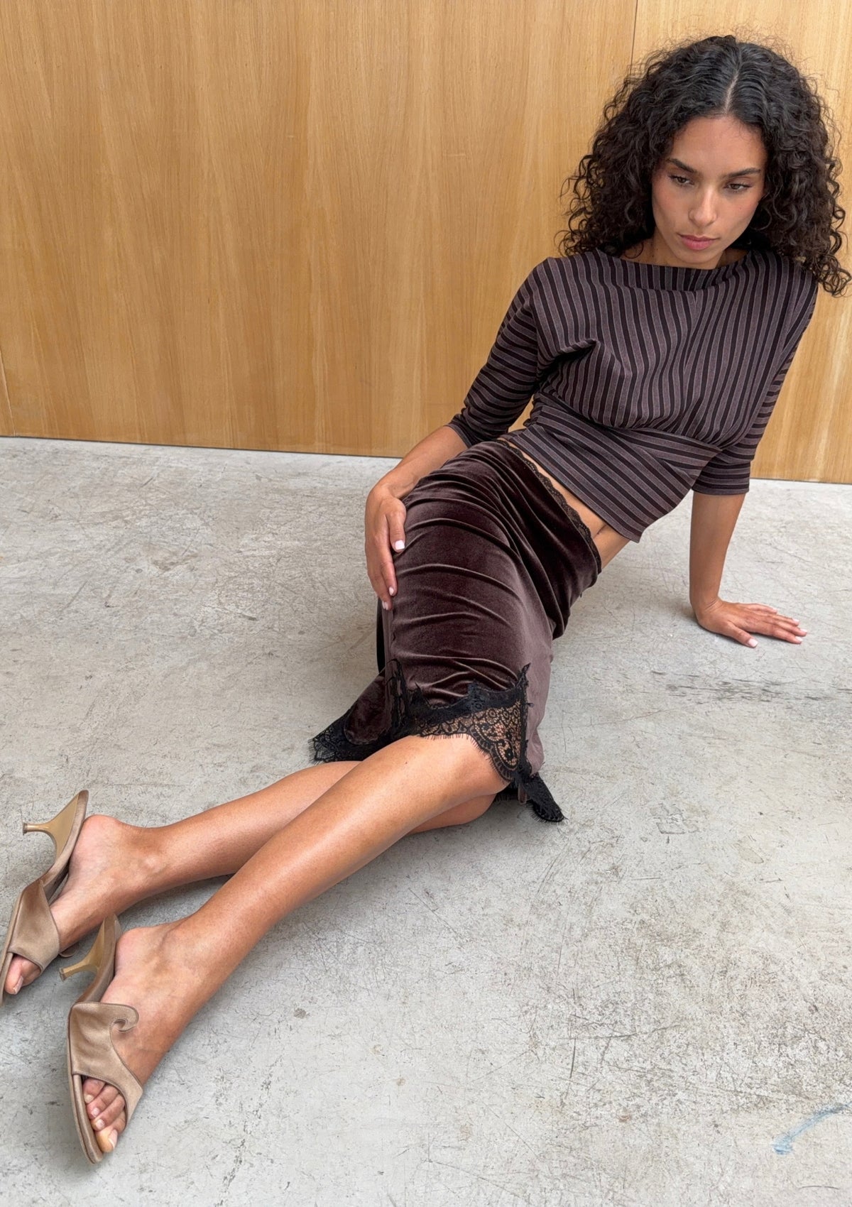 Suave Skirt Chocolat