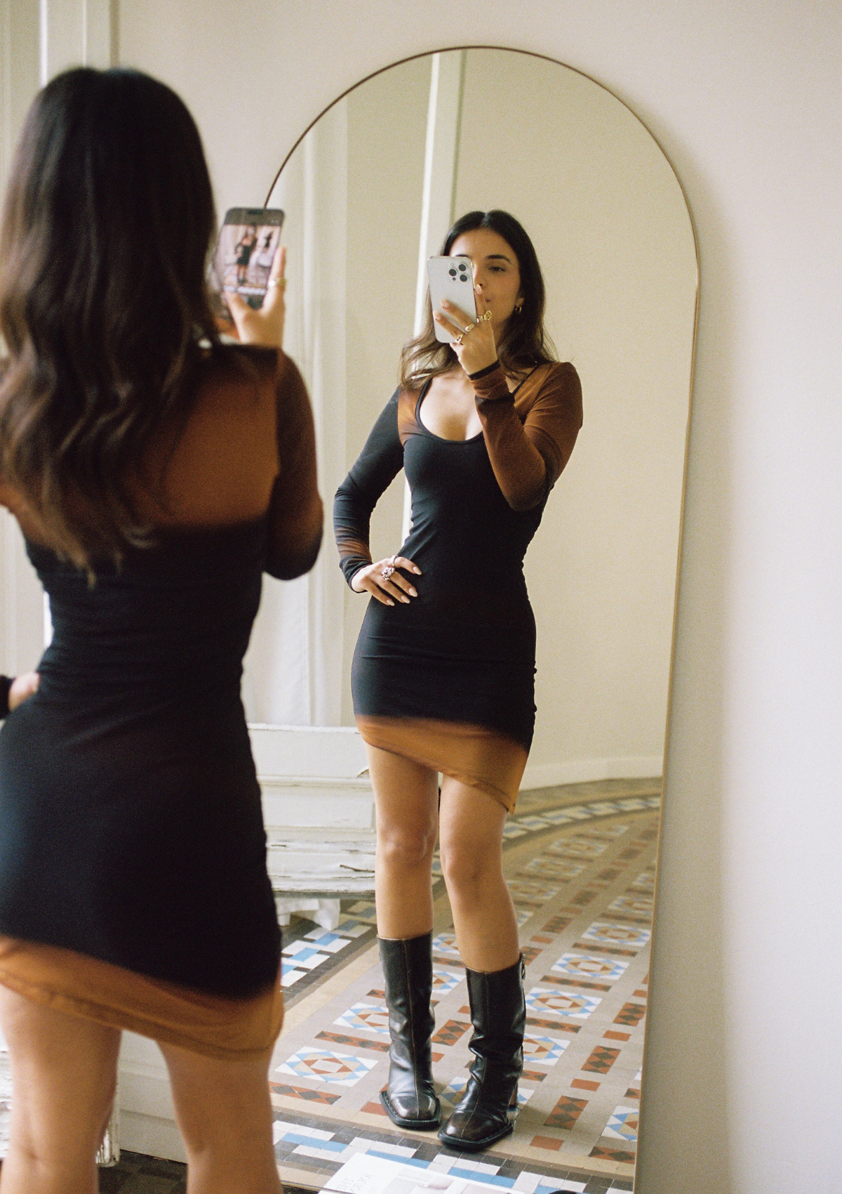 Perla Ocre Dress