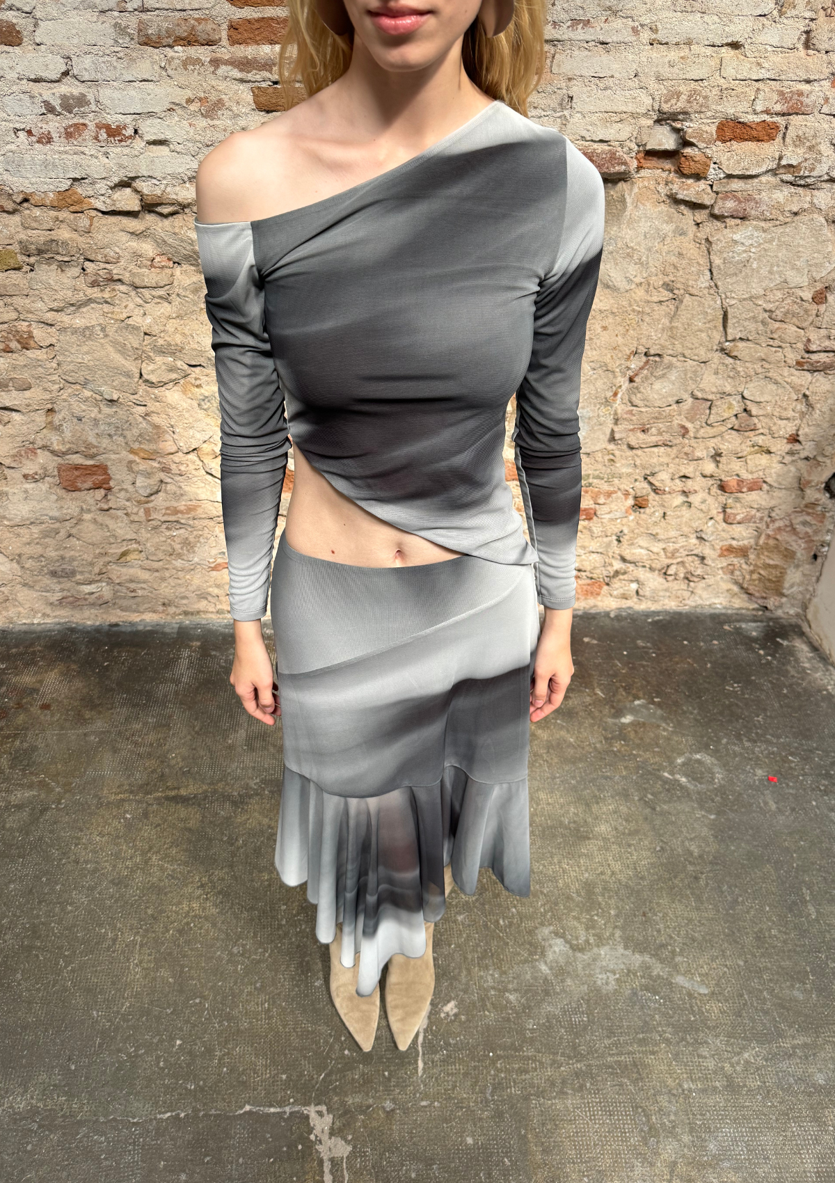 Mirada Gris Skirt