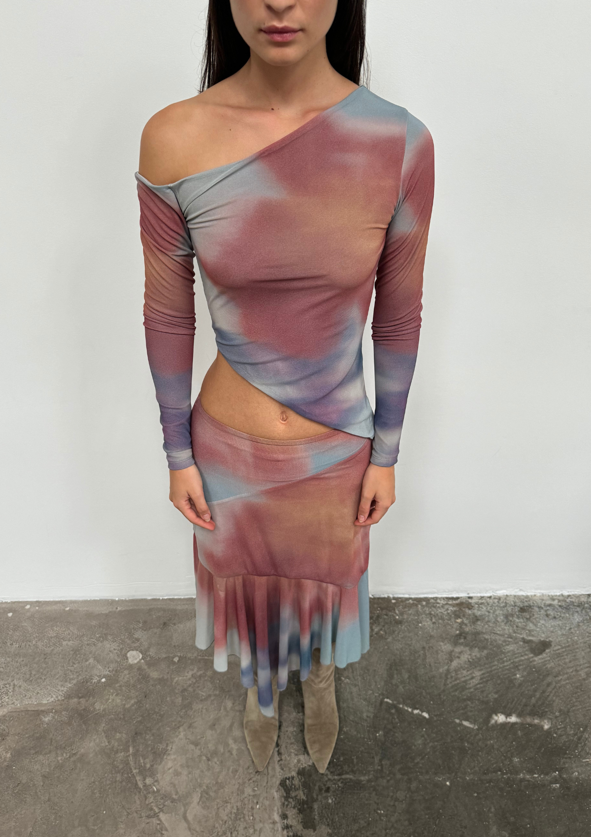 Mirada Bleu Skirt