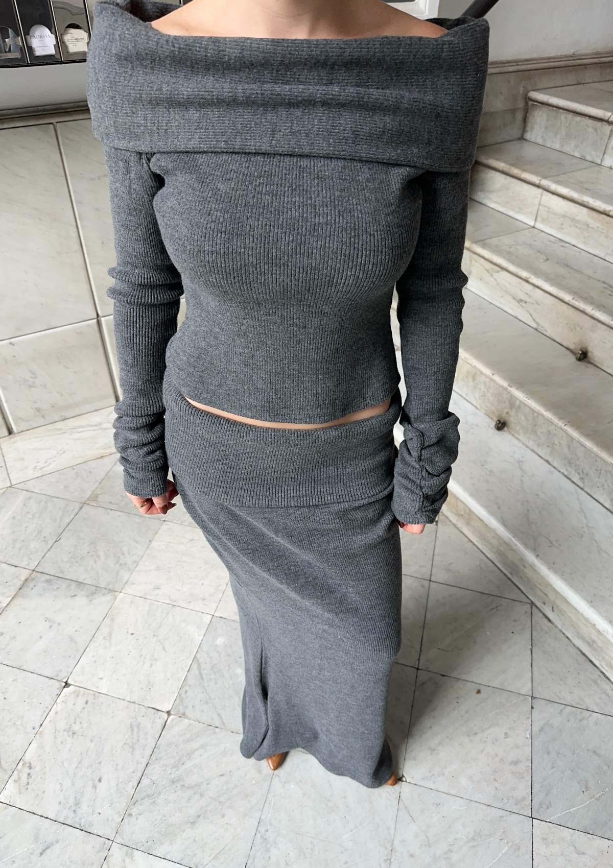 Caricia Gris Skirt