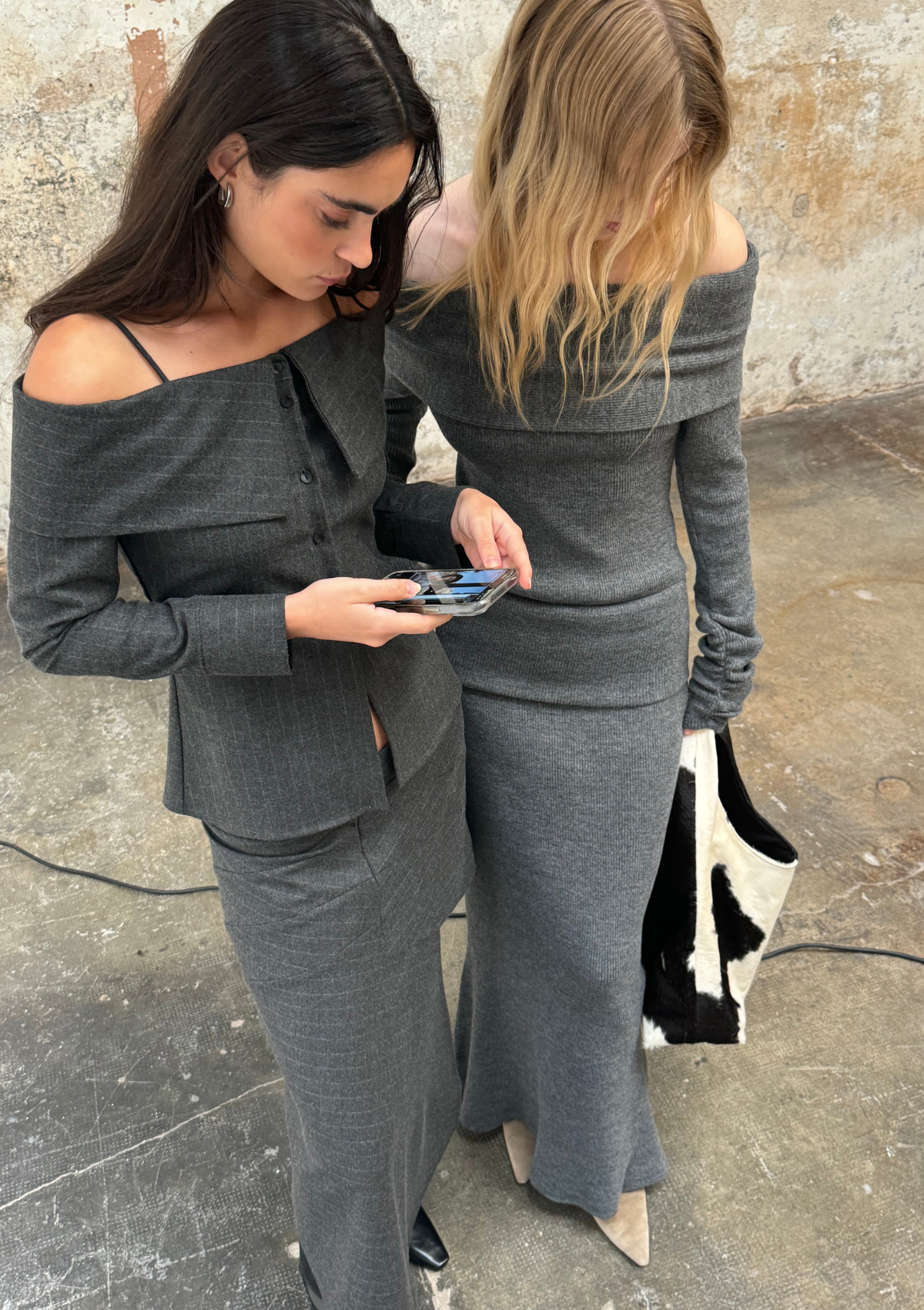 Caricia Gris Skirt