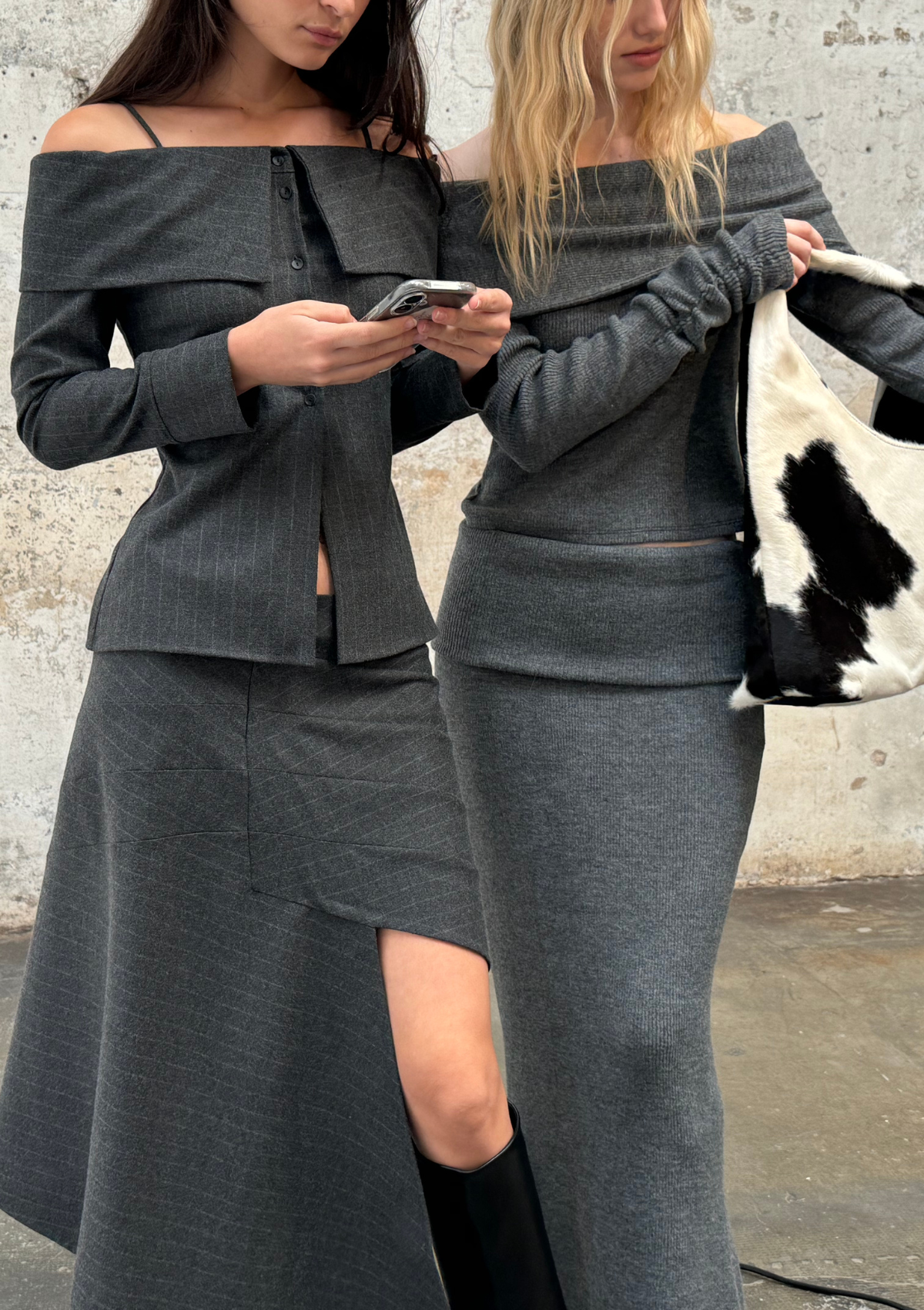 Caricia Gris Skirt