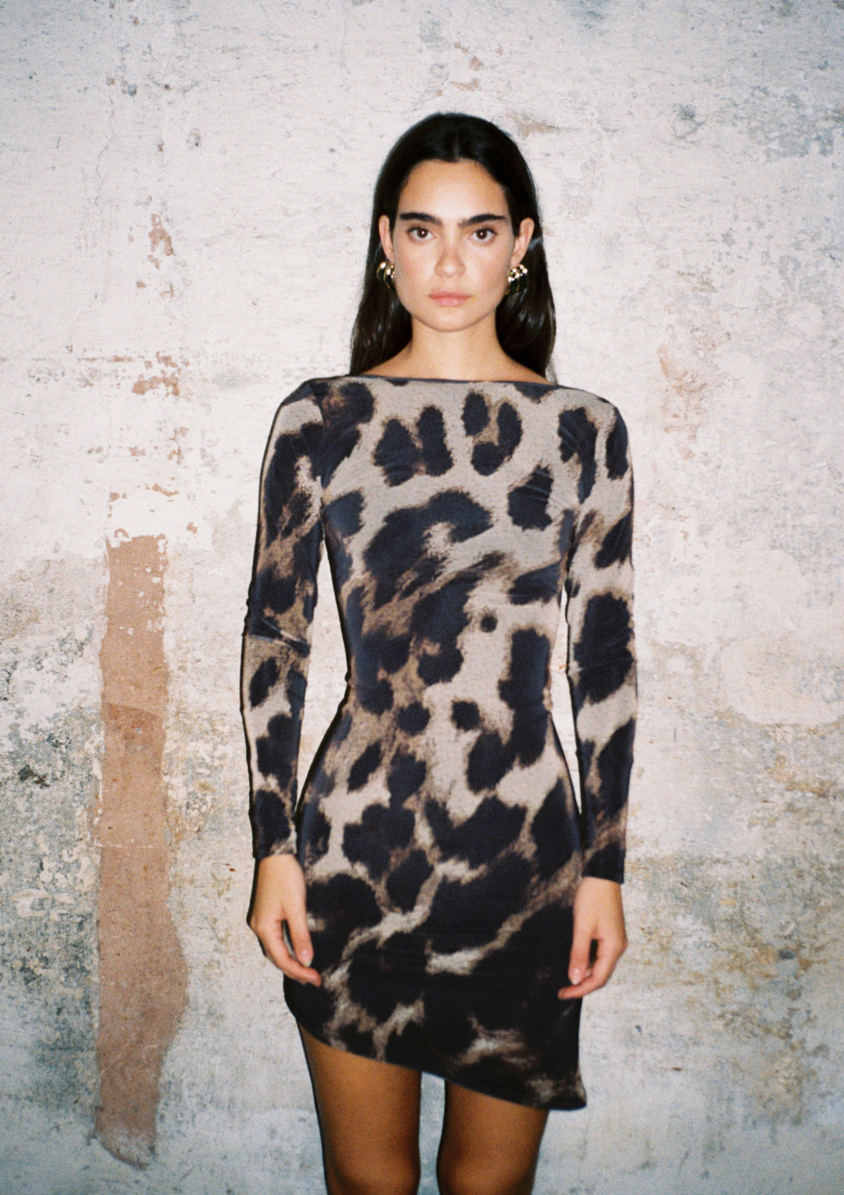 Perla Leopard Dress Feners Perla Leopard Dress Feners