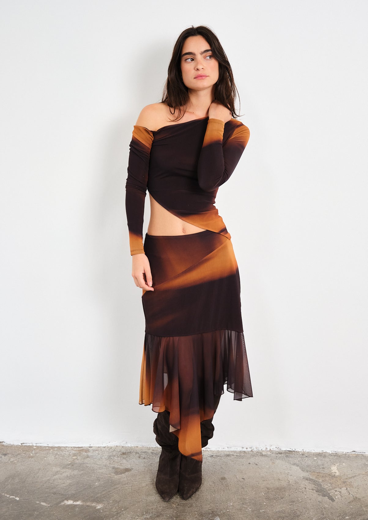 Mirada Ocre Skirt