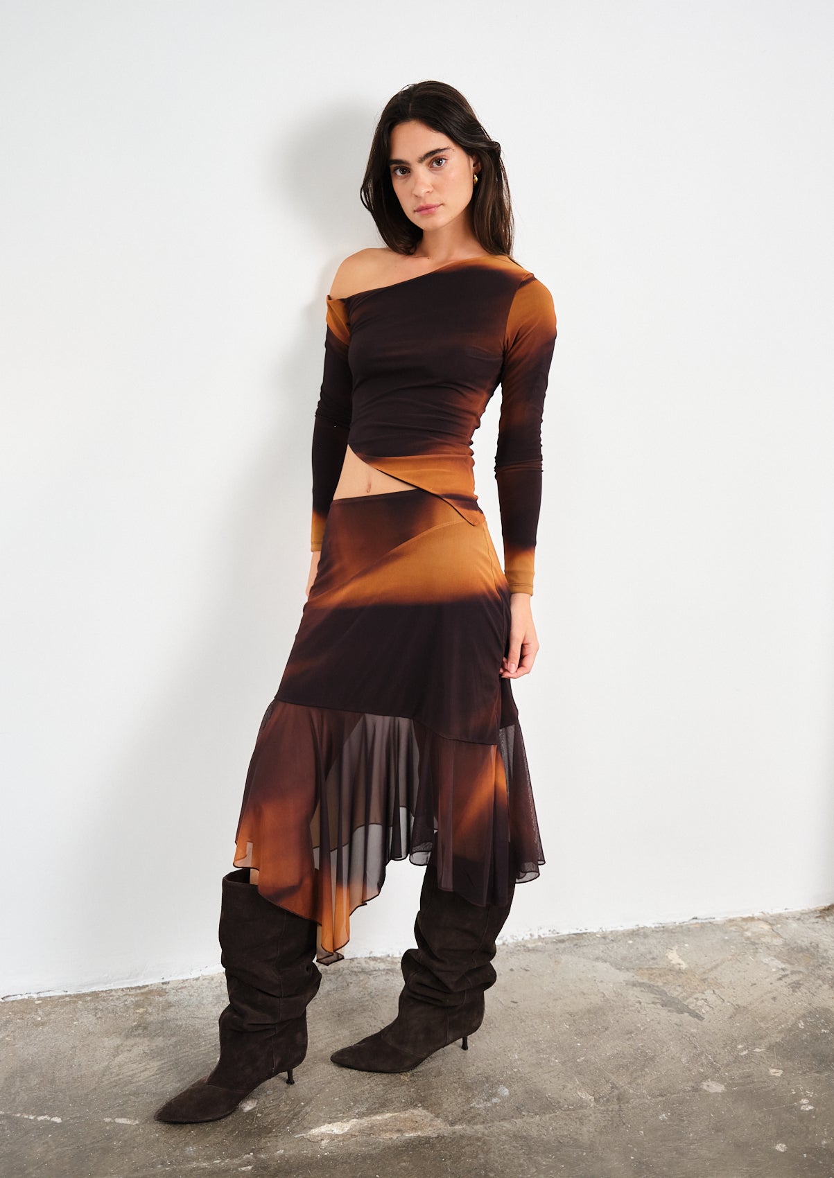 Mirada Ocre Skirt