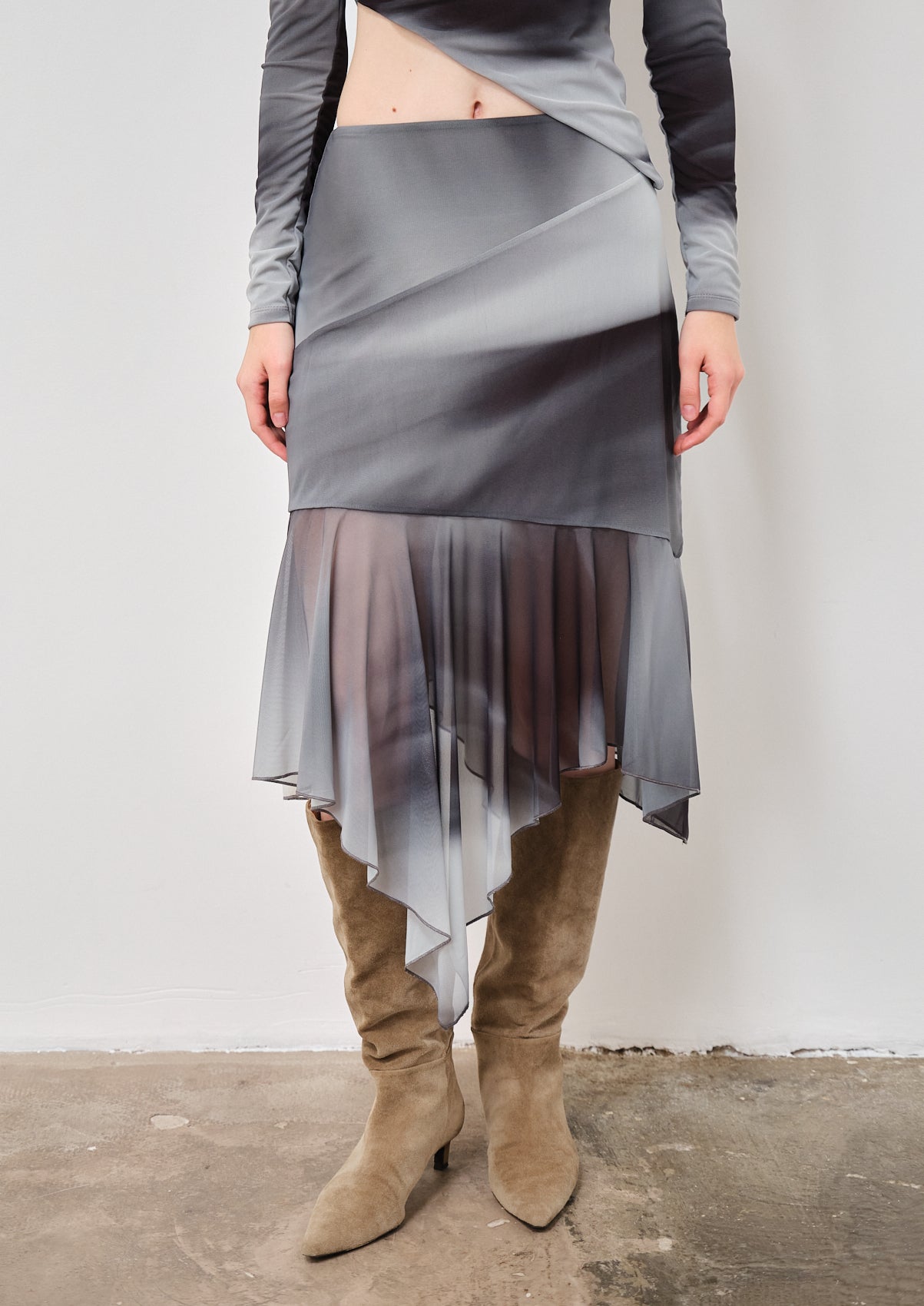 Mirada Gris Skirt