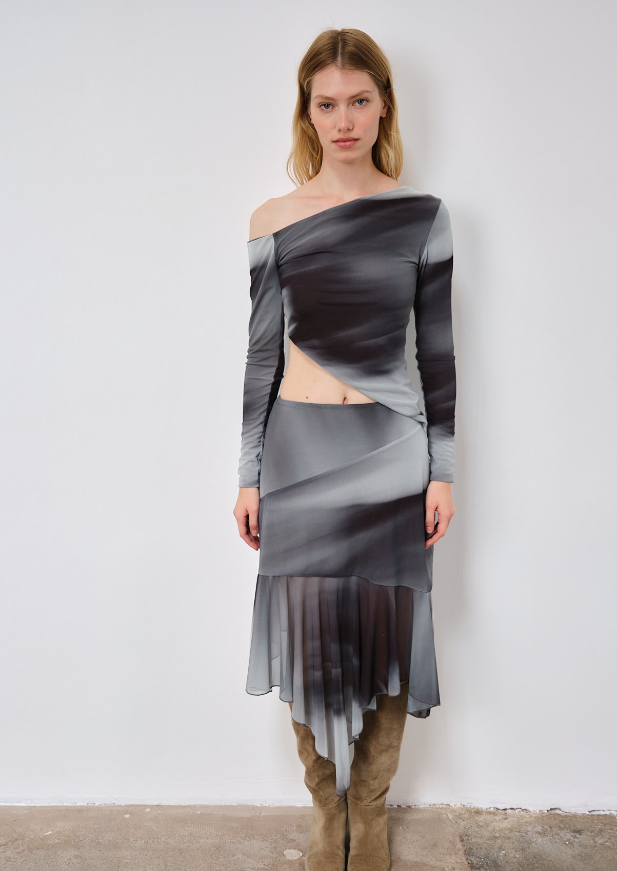 Mirada Gris Skirt