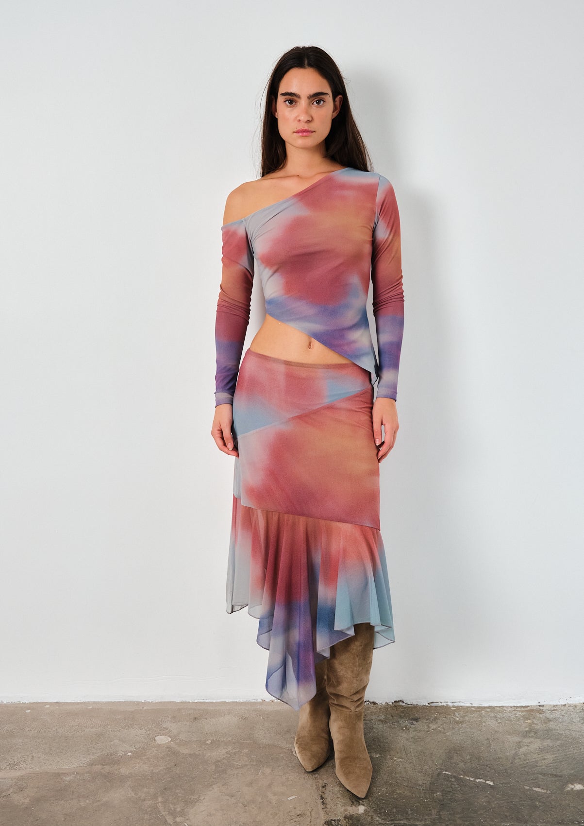 Mirada Bleu Skirt