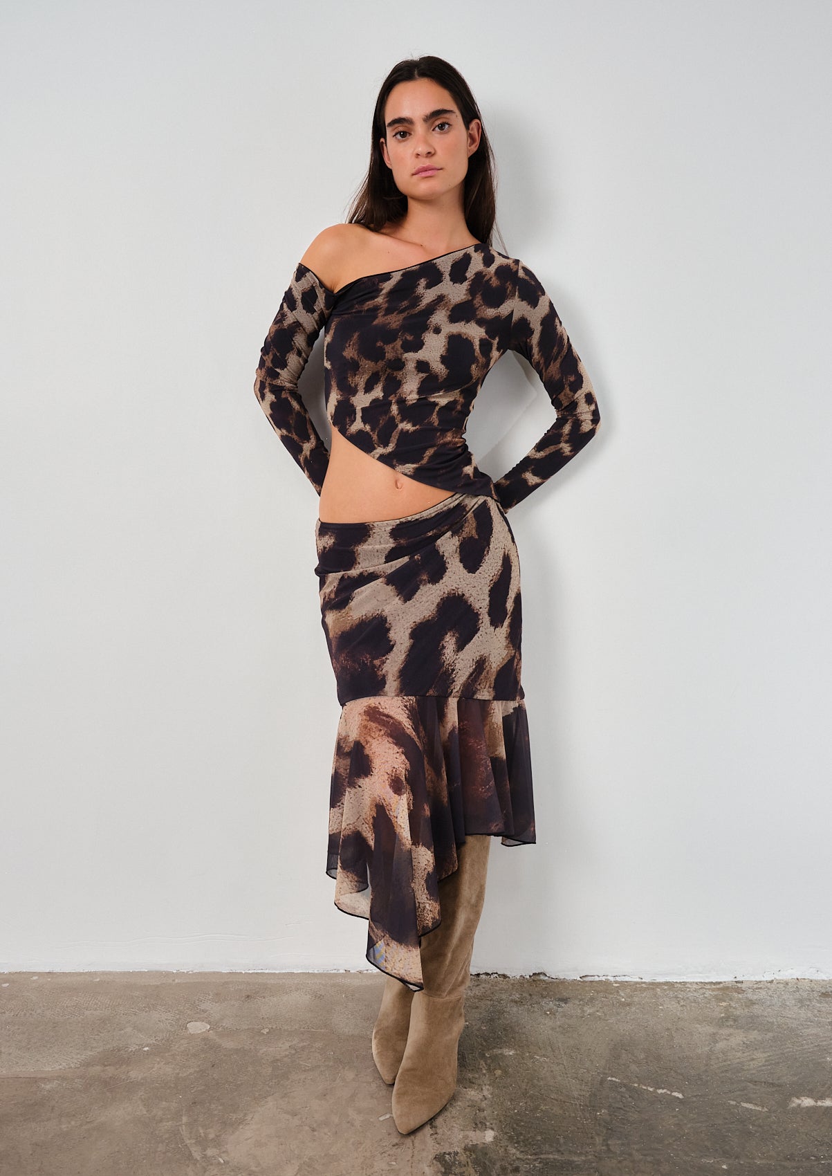 Mirada Leopard Skirt