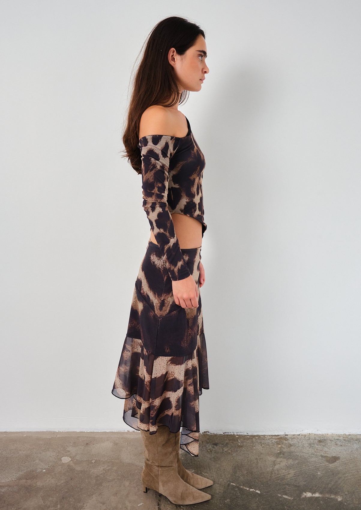 Mirada Leopard Skirt