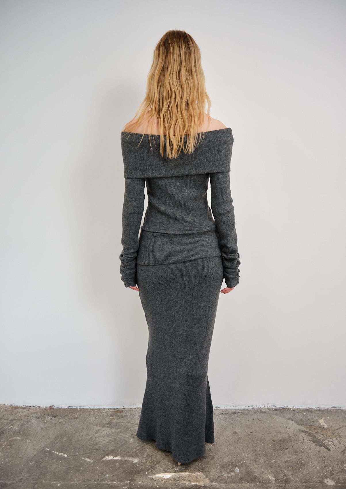 Caricia Gris Top