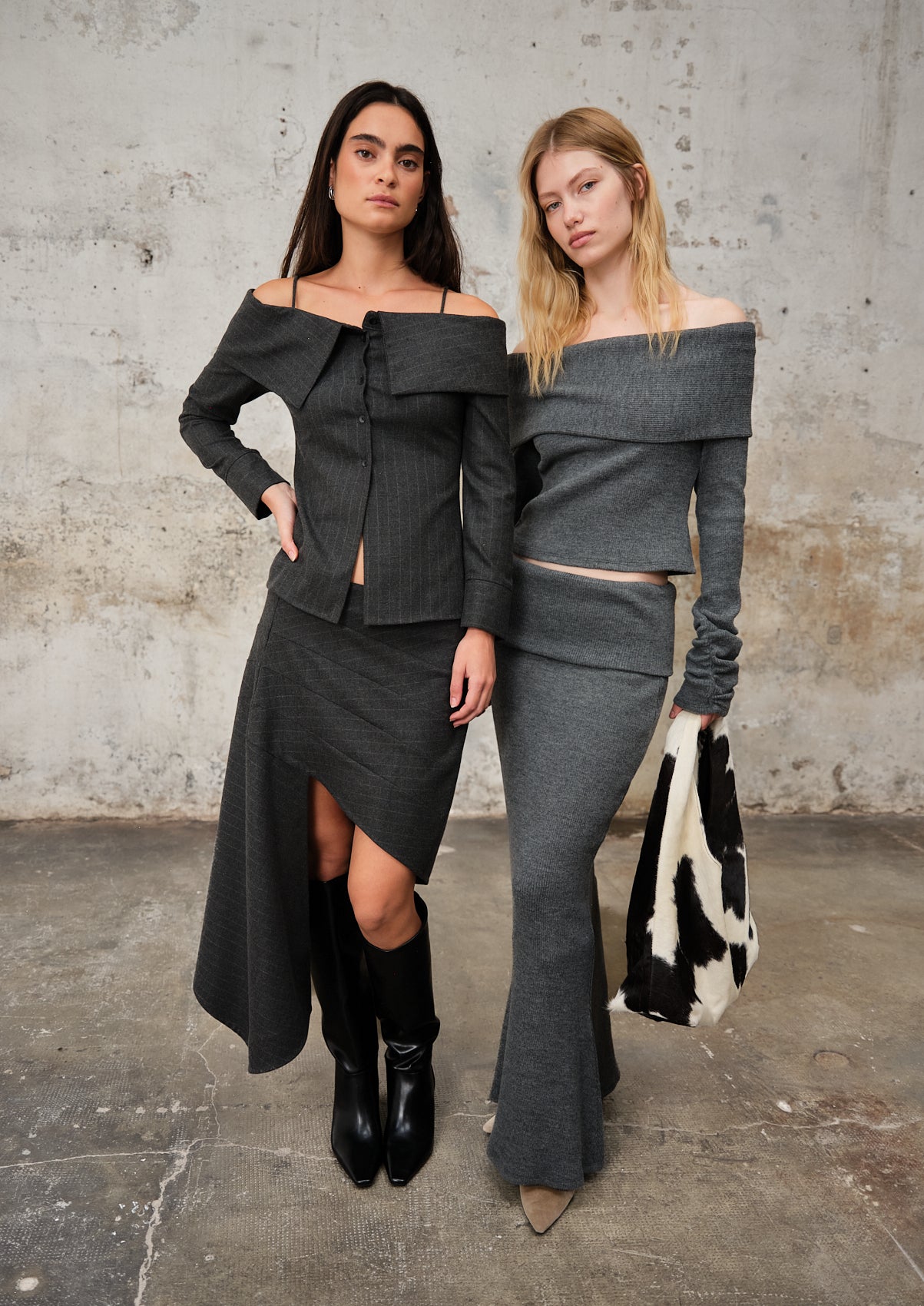 Caricia Gris Skirt