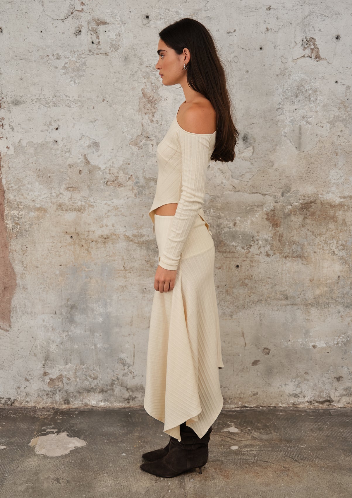 Fragmento Skirt Beige