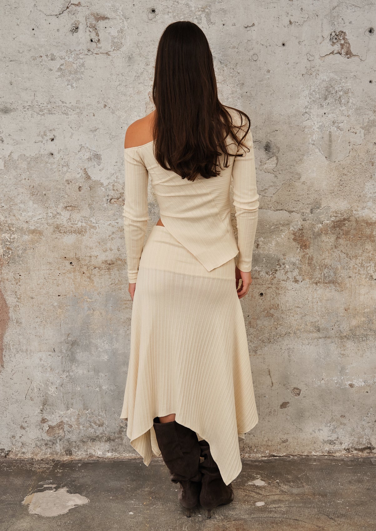 Fragmento Skirt Beige