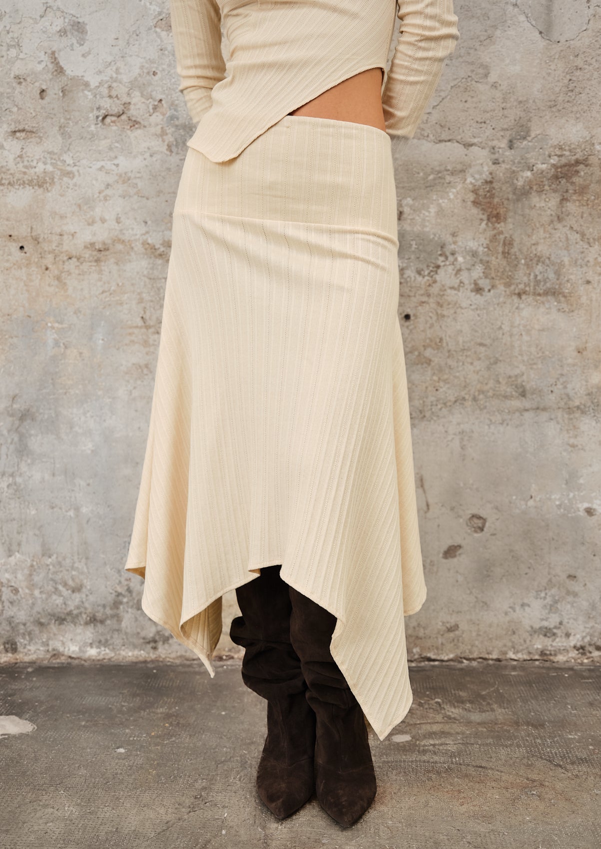 Fragmento Skirt Beige