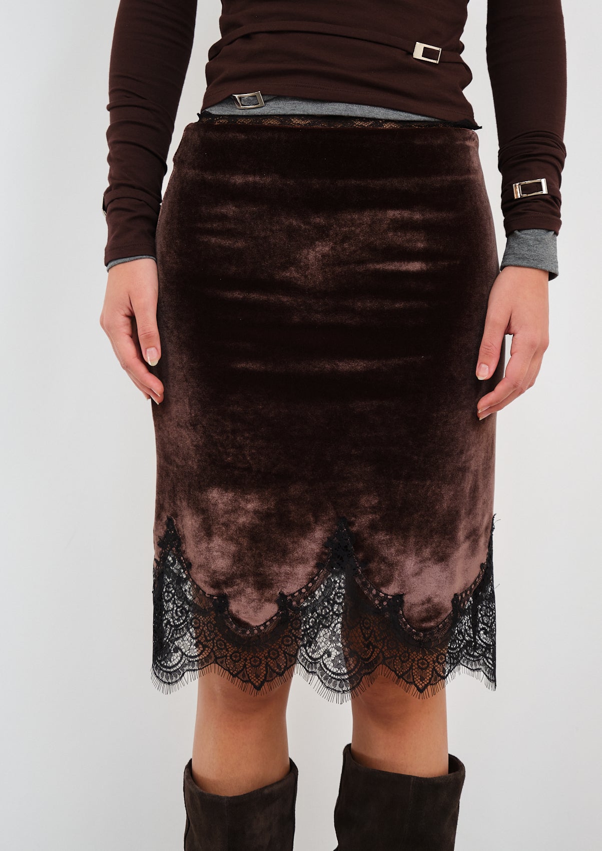 Suave Skirt Chocolat