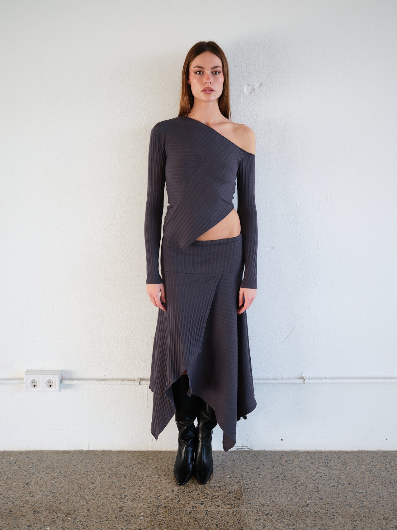 Fragmento Skirt Gris